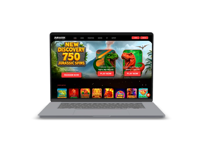 Jurassic Slots Desktop History